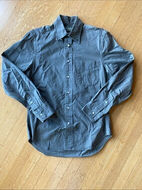 Gitman Bros, Men's Olive Spring Vintage Oxford, Small